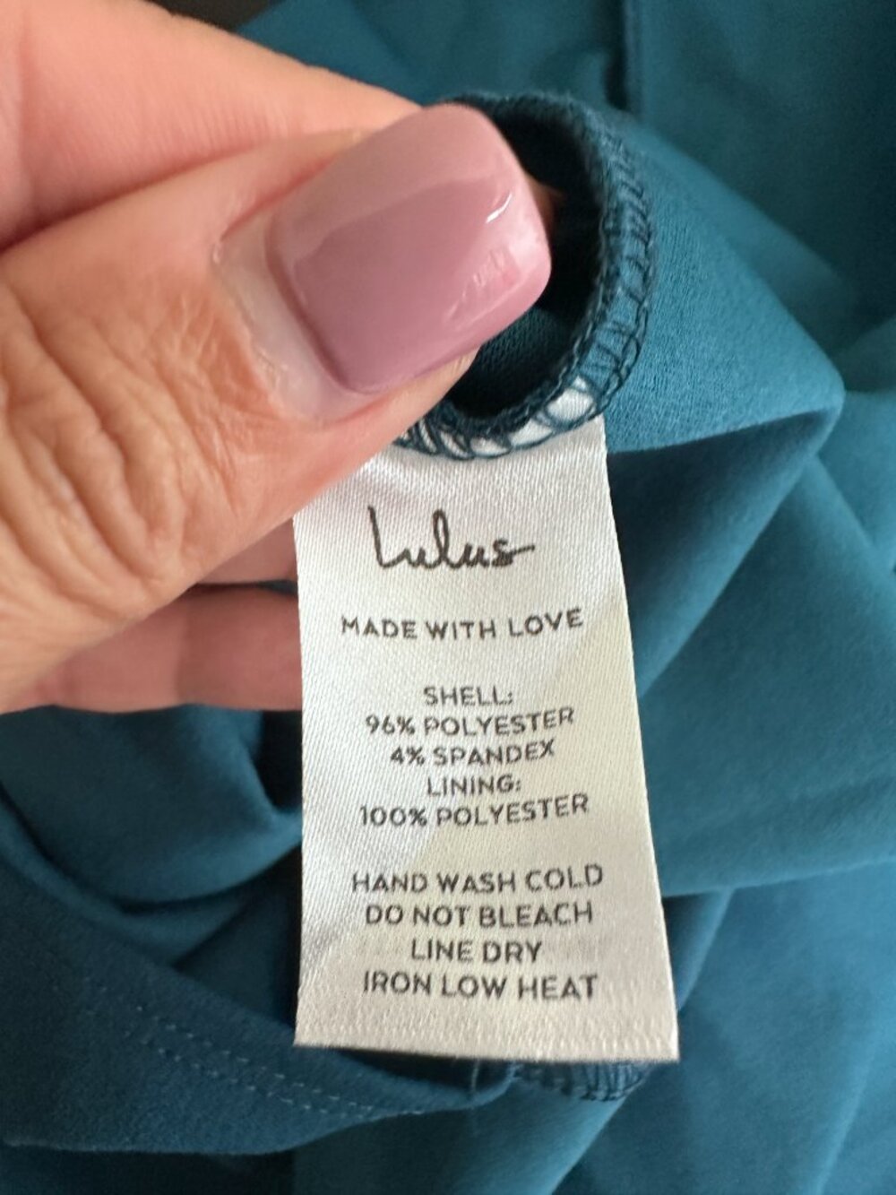 Lulus Forever Your Girl Teal Blue Bodycon Dress Medium #A2660 - Picture 9 of 11